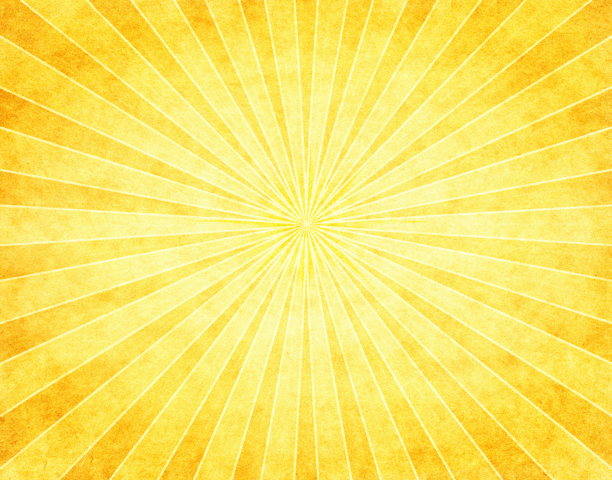 Yellow Sunburst on Paper